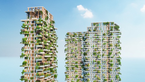 Có gì trong tòa tháp xanh ở Ecopark? - Ảnh 2. Có gì trong tòa tháp xanh ở Ecopark? - Ảnh 2.