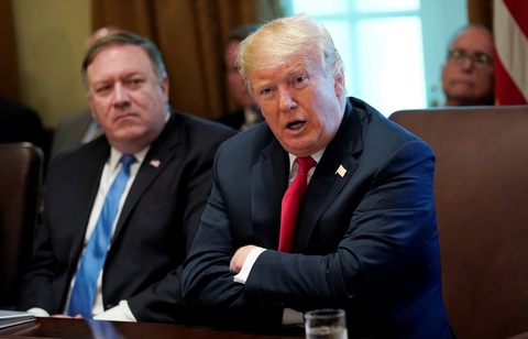 New York Times: Ông Trump thảo luận về tấn công cơ sở hạt nhân của Iran - Ảnh 1. New York Times: Ông Trump thảo luận về tấn công cơ sở hạt nhân của Iran - Ảnh 1.