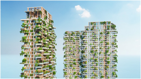 Hàng loạt báo quốc tế viết về toà tháp xanh Ecopark - Ảnh 2. Hàng loạt báo quốc tế viết về toà tháp xanh Ecopark - Ảnh 2.