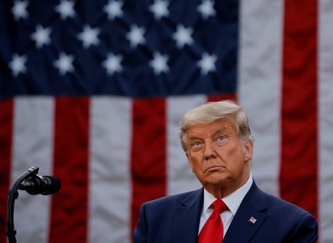 Ông Trump úp mở buổi họp báo về con đường chiến thắng - Ảnh 1. Ông Trump úp mở buổi họp báo về con đường chiến thắng - Ảnh 1.