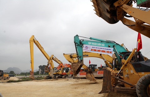 Đồng loạt thi công dự án cao tốc Mai Sơn - quốc lộ 45 - Ảnh 1. Đồng loạt thi công dự án cao tốc Mai Sơn - quốc lộ 45 - Ảnh 1.