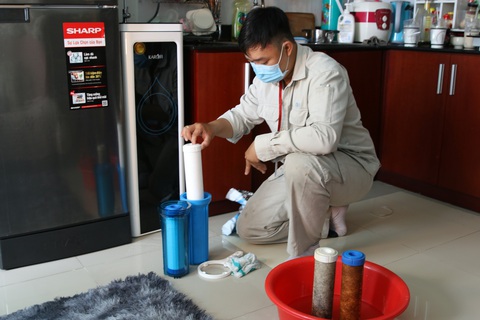 Biến nước giếng khoan thành nước sạch ăn uống - Ảnh 3. Biến nước giếng khoan thành nước sạch ăn uống - Ảnh 3.