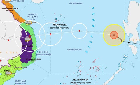 Bão số 10 giảm cấp, sẽ suy yếu thành áp thấp nhiệt đới khi vào bờ - Ảnh 1. Bão số 10 giảm cấp, sẽ suy yếu thành áp thấp nhiệt đới khi vào bờ - Ảnh 1.