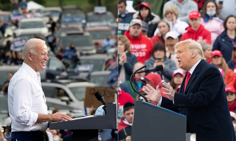 Hai ông Trump, Biden làm gì trong ngày cuối trước bầu cử? - Ảnh 1. Hai ông Trump, Biden làm gì trong ngày cuối trước bầu cử? - Ảnh 1.