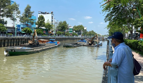 TP.HCM đã hoàn thành nạo vét, khơi thông kênh Nhiêu Lộc - Thị Nghè - Ảnh 1. TP.HCM đã hoàn thành nạo vét, khơi thông kênh Nhiêu Lộc - Thị Nghè - Ảnh 1.
