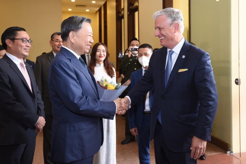 Cố vấn an ninh quốc gia Mỹ O’Brien gặp Bộ trưởng Bộ Công an Tô Lâm - Ảnh 1. Cố vấn an ninh quốc gia Mỹ O’Brien gặp Bộ trưởng Bộ Công an Tô Lâm - Ảnh 1.