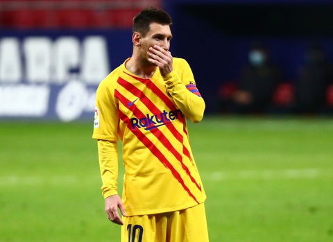 Messi tắt tiếng khiến Barca bại trận và rớt xuống vị trí thứ 10 - Ảnh 1. Messi tắt tiếng khiến Barca bại trận và rớt xuống vị trí thứ 10 - Ảnh 1.