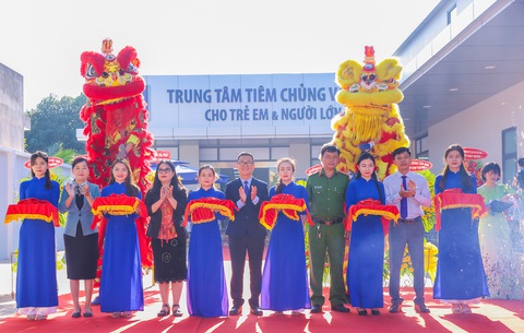 Khai trương Trung tâm tiêm chủng VNVC Long Khánh - Ảnh 1. Khai trương Trung tâm tiêm chủng VNVC Long Khánh - Ảnh 1.