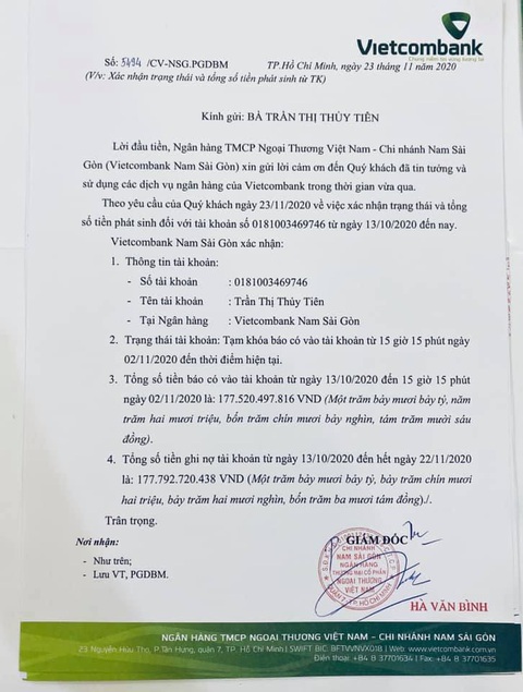 Thủy Tiên ‘giải trình’ 178 tỉ cứu trợ miền Trung, 2 vợ chồng ca sĩ góp thêm gần 3,7 tỉ - Ảnh 1. Thủy Tiên ‘giải trình’ 178 tỉ cứu trợ miền Trung, 2 vợ chồng ca sĩ góp thêm gần 3,7 tỉ - Ảnh 1.