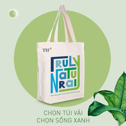 Túi vải canvas TH - Giải pháp xanh giảm thiểu rác thải nhựa - Ảnh 1. Túi vải canvas TH - Giải pháp xanh giảm thiểu rác thải nhựa - Ảnh 1.