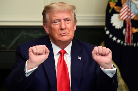 Khẳng định bầu cử lừa đảo, ông Trump nói chỉ rời Nhà Trắng sau khi cử tri đoàn bỏ phiếu - Ảnh 1. Khẳng định bầu cử lừa đảo, ông Trump nói chỉ rời Nhà Trắng sau khi cử tri đoàn bỏ phiếu - Ảnh 1.