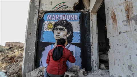 Maradona khiến mặt trời rơi lệ qua tài năng của nghệ sĩ graffiti nổi tiếng - Ảnh 5. Maradona khiến mặt trời rơi lệ qua tài năng của nghệ sĩ graffiti nổi tiếng - Ảnh 5.