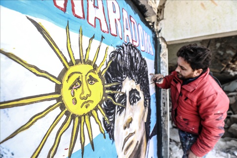 Maradona khiến mặt trời rơi lệ qua tài năng của nghệ sĩ graffiti nổi tiếng - Ảnh 7. Maradona khiến mặt trời rơi lệ qua tài năng của nghệ sĩ graffiti nổi tiếng - Ảnh 7.