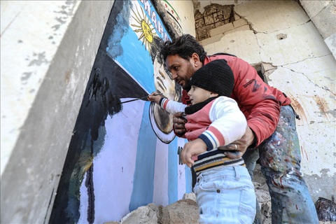 Maradona khiến mặt trời rơi lệ qua tài năng của nghệ sĩ graffiti nổi tiếng - Ảnh 8. Maradona khiến mặt trời rơi lệ qua tài năng của nghệ sĩ graffiti nổi tiếng - Ảnh 8.