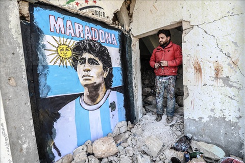 Maradona khiến mặt trời rơi lệ qua tài năng của nghệ sĩ graffiti nổi tiếng - Ảnh 9. Maradona khiến mặt trời rơi lệ qua tài năng của nghệ sĩ graffiti nổi tiếng - Ảnh 9.
