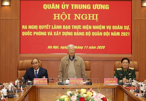 Tổng bí thư, Chủ tịch nước Nguyễn Phú Trọng chủ trì Hội nghị của Quân ủy trung ương - Ảnh 2. Tổng bí thư, Chủ tịch nước Nguyễn Phú Trọng chủ trì Hội nghị của Quân ủy trung ương - Ảnh 2.