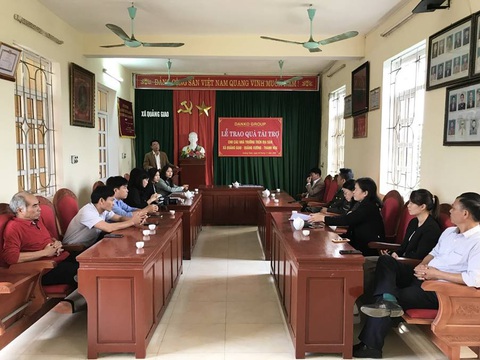 Danko Group trao Quỹ học bổng Danko cho các trường tại xã Quảng Giao, tỉnh Thanh Hóa - Ảnh 2. Danko Group trao Quỹ học bổng Danko cho các trường tại xã Quảng Giao, tỉnh Thanh Hóa - Ảnh 2.