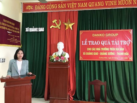 Danko Group trao Quỹ học bổng Danko cho các trường tại xã Quảng Giao, tỉnh Thanh Hóa - Ảnh 3. Danko Group trao Quỹ học bổng Danko cho các trường tại xã Quảng Giao, tỉnh Thanh Hóa - Ảnh 3.