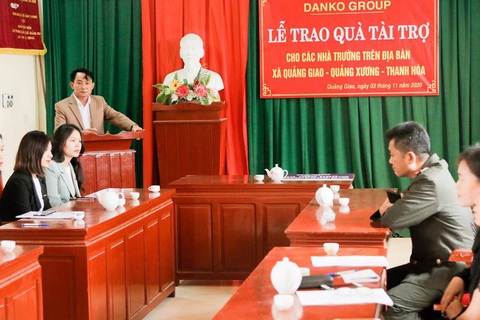 Danko Group trao Quỹ học bổng Danko cho các trường tại xã Quảng Giao, tỉnh Thanh Hóa - Ảnh 10. Danko Group trao Quỹ học bổng Danko cho các trường tại xã Quảng Giao, tỉnh Thanh Hóa - Ảnh 10.