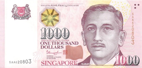 Singapore dừng phát hành tiền mệnh giá 1.000 SGD - Ảnh 1. Singapore dừng phát hành tiền mệnh giá 1.000 SGD - Ảnh 1.