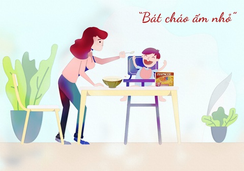 ‘Ngọt lịm’ bộ ảnh Mẹ chăm con sốt khi trời trở lạnh - Ảnh 5.