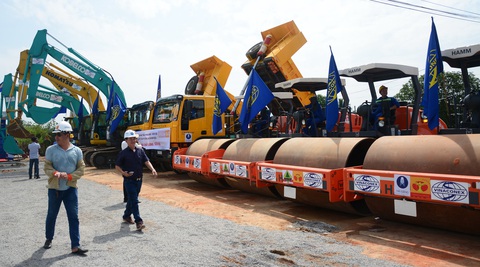 Đồng loạt thi công các gói thầu dự án cao tốc Vĩnh Hảo - Phan Thiết - Ảnh 1. Đồng loạt thi công các gói thầu dự án cao tốc Vĩnh Hảo - Phan Thiết - Ảnh 1.