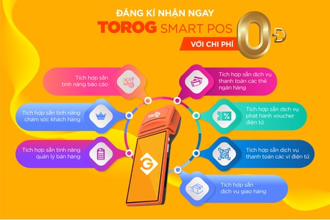 ToroG - Smart POS đáp ứng xu hướng hiện đại thanh toán không dùng tiền mặt - Ảnh 4. ToroG - Smart POS đáp ứng xu hướng hiện đại thanh toán không dùng tiền mặt - Ảnh 4.