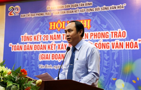 100% khu dân cư tại quận Tân Bình được công nhận khu dân cư văn hóa - Ảnh 2. 100% khu dân cư tại quận Tân Bình được công nhận khu dân cư văn hóa - Ảnh 2.
