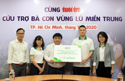 GREENFEED và đối tác ủng hộ 7 tỉ đồng cho đồng bào vùng bão lũ miền Trung - Ảnh 2. GREENFEED và đối tác ủng hộ 7 tỉ đồng cho đồng bào vùng bão lũ miền Trung - Ảnh 2.