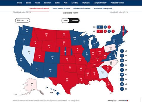 Ông Biden vượt lên dẫn trước ở hai bang chiến địa Georgia, Pennsylvania - Ảnh 2. Ông Biden vượt lên dẫn trước ở hai bang chiến địa Georgia, Pennsylvania - Ảnh 2.