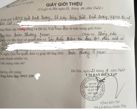 Công an Bình Dương: người xưng là phóng viên nhận 70 triệu để gỡ bài về doanh nghiệp - Ảnh 2. Công an Bình Dương: người xưng là phóng viên nhận 70 triệu để gỡ bài về doanh nghiệp - Ảnh 2.