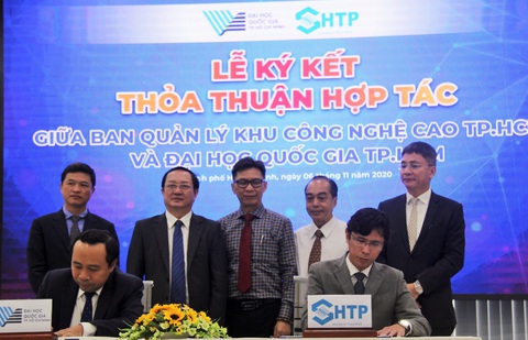 ĐH Quốc gia TP.HCM hợp tác Khu công nghệ cao xây khu đô thị sáng tạo - Ảnh 1. ĐH Quốc gia TP.HCM hợp tác Khu công nghệ cao xây khu đô thị sáng tạo - Ảnh 1.