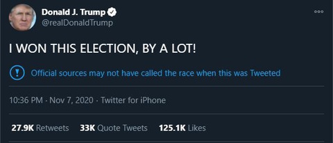 Ông Trump lần nữa tuyên bố thắng đậm - Ảnh 2. Ông Trump lần nữa tuyên bố thắng đậm - Ảnh 2.