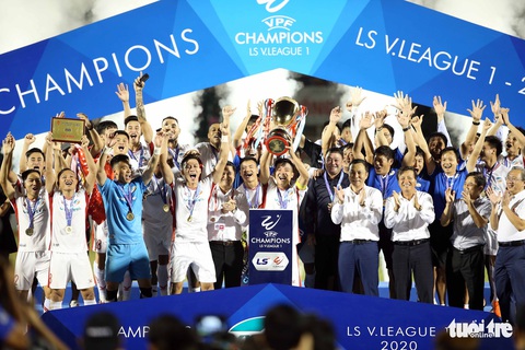 Khoảnh khắc hạnh phúc của Viettel - nhà vô địch V-League 2020 - Ảnh 4. Khoảnh khắc hạnh phúc của Viettel - nhà vô địch V-League 2020 - Ảnh 4.