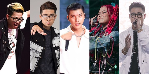 5 gương mặt rap nổi bật của King of Rap và Rap Việt - Ảnh 1. 5 gương mặt rap nổi bật của King of Rap và Rap Việt - Ảnh 1.