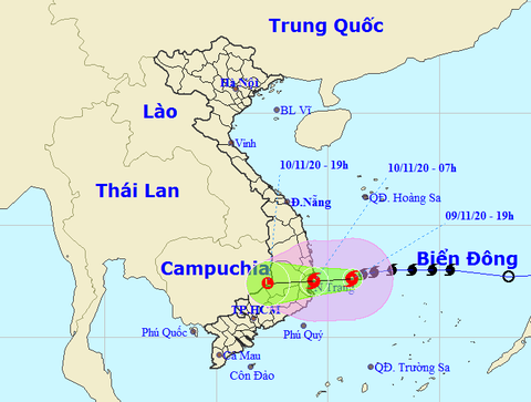 7h sáng bão đổ vào biển Bình Định - Ninh Thuận, gió giật cấp 11 - Ảnh 1. 7h sáng bão đổ vào biển Bình Định - Ninh Thuận, gió giật cấp 11 - Ảnh 1.
