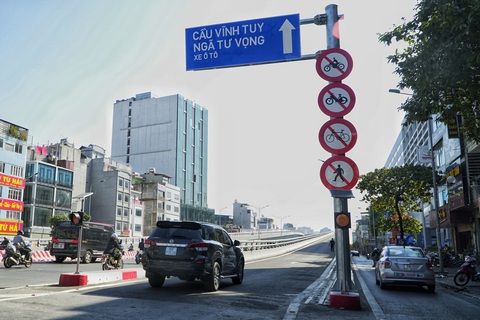 Hà Nội thông xe đường vành đai 2 trên cao, đoạn Ngã Tư Vọng - Ngã Tư Sở - Ảnh 2. Hà Nội thông xe đường vành đai 2 trên cao, đoạn Ngã Tư Vọng - Ngã Tư Sở - Ảnh 2.