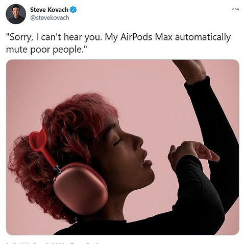 Airpods Max giá chát 14 triệu, dân mạng chế ảnh chê tơi bời - Ảnh 4. Airpods Max giá chát 14 triệu, dân mạng chế ảnh chê tơi bời - Ảnh 4.