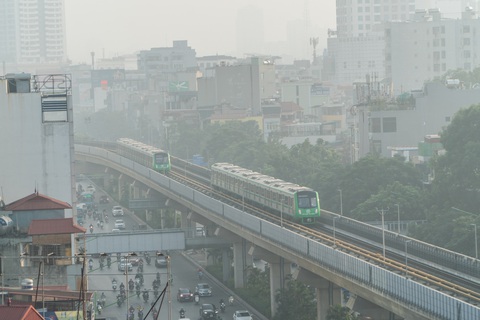 Hôm nay, chạy thử toàn hệ thống đường sắt Cát Linh - Hà Đông - Ảnh 3. Hôm nay, chạy thử toàn hệ thống đường sắt Cát Linh - Hà Đông - Ảnh 3.