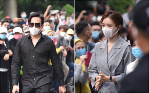 Hoài Linh, Việt Hương mang khăn tang trong suốt tang lễ Chí Tài - Ảnh 9. Hoài Linh, Việt Hương mang khăn tang trong suốt tang lễ Chí Tài - Ảnh 9.