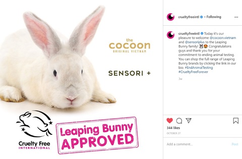 Cocoon - Mỹ phẩm Việt đầu tiên không thử nghiệm trên động vật - Ảnh 1. Cocoon - Mỹ phẩm Việt đầu tiên không thử nghiệm trên động vật - Ảnh 1.