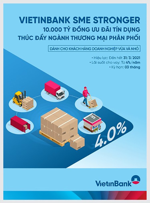 VietinBank SME Stronger: 10.000 tỷ đồng đồng hành cùng Ngành Thương mại - Ảnh 1. VietinBank SME Stronger: 10.000 tỷ đồng đồng hành cùng Ngành Thương mại - Ảnh 1.