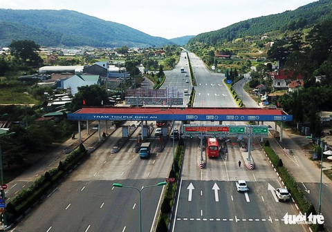 Thu phí không dừng trên cao tốc Liên Khương - Prenn - Ảnh 1. Thu phí không dừng trên cao tốc Liên Khương - Prenn - Ảnh 1.