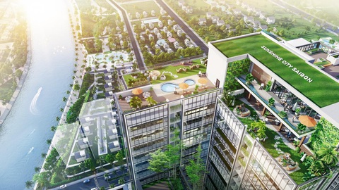 Khu Nam TP.HCM xuất hiện ốc đảo xanh với quy mô 9 tòa tháp - Ảnh 4. Khu Nam TP.HCM xuất hiện ốc đảo xanh với quy mô 9 tòa tháp - Ảnh 4.