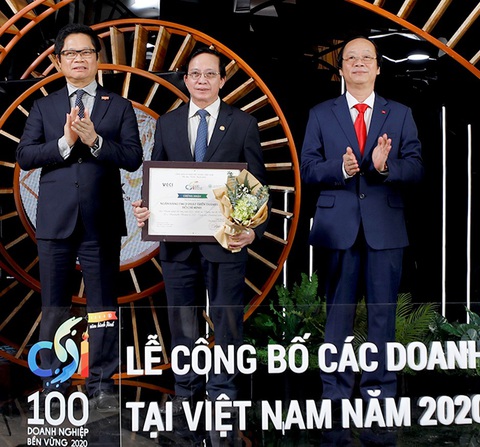 HDBank được vinh danh top 10 doanh nghiệp bền vững của năm - Ảnh 1. HDBank được vinh danh top 10 doanh nghiệp bền vững của năm - Ảnh 1.