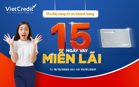 VietCredit tung hàng loạt khuyến mại hấp dẫn cuối năm - Ảnh 1. VietCredit tung hàng loạt khuyến mại hấp dẫn cuối năm - Ảnh 1.