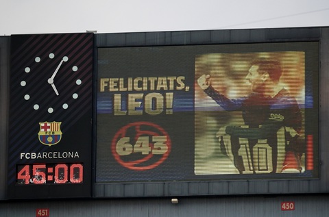 Messi sút hỏng phạt đền và đánh đầu ghi bàn san bằng kỷ lục 643 bàn của Pele - Ảnh 1. Messi sút hỏng phạt đền và đánh đầu ghi bàn san bằng kỷ lục 643 bàn của Pele - Ảnh 1.