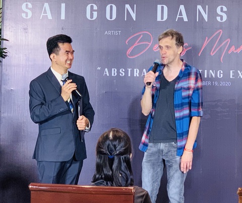Sài Gòn - TP.HCM trong tranh trừu tượng của họa sĩ người Pháp - Ảnh 1. Sài Gòn - TP.HCM trong tranh trừu tượng của họa sĩ người Pháp - Ảnh 1.
