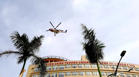 Sân bay cấp cứu bằng trực thăng đầu tiên của Việt Nam đi vào hoạt động - Ảnh 2. Sân bay cấp cứu bằng trực thăng đầu tiên của Việt Nam đi vào hoạt động - Ảnh 2.