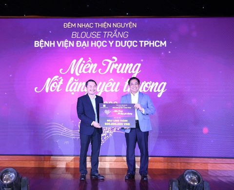 Golf Long Thành ủng hộ 500 triệu đồng cho đêm nhạc thiện nguyện hướng về miền Trung - Ảnh 2. Golf Long Thành ủng hộ 500 triệu đồng cho đêm nhạc thiện nguyện hướng về miền Trung - Ảnh 2.